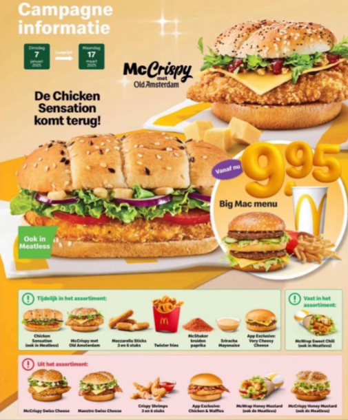 Dit verschijnt nieuw bij de McDonald’s